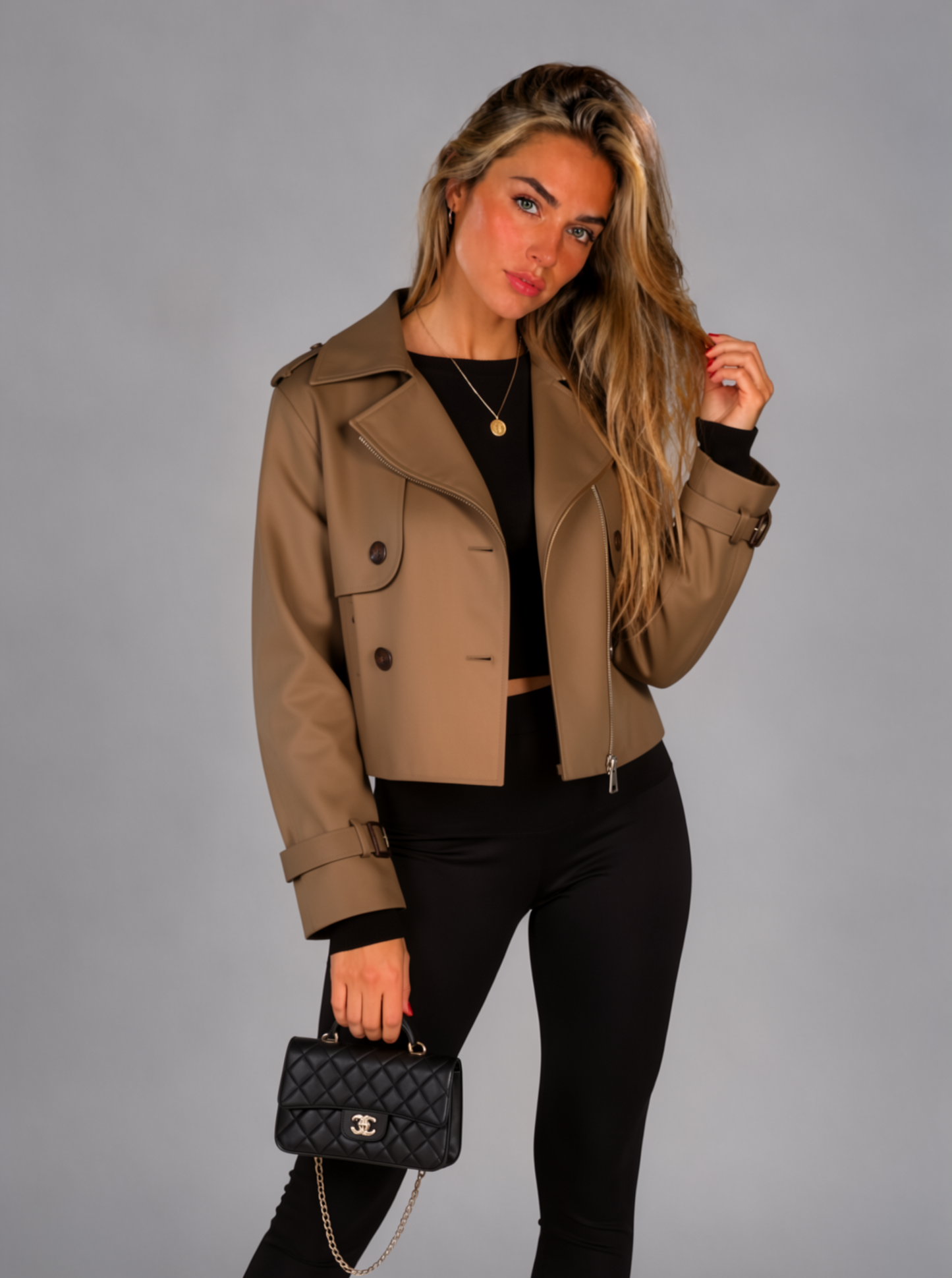 Laura™ |Gabardina Recortada