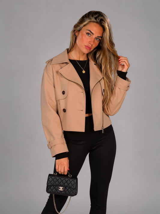 Laura™ |Gabardina Recortada
