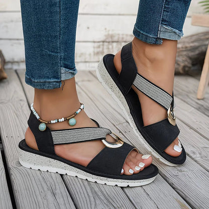 Zéphiriane | Sandalias elegantes con sujeción ajustada