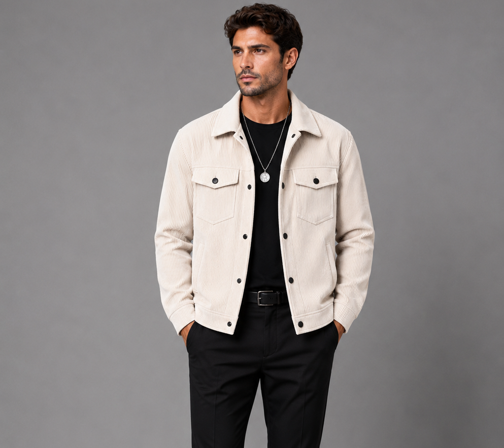 Hugo™ |Chaqueta Trucker de Pana Premium