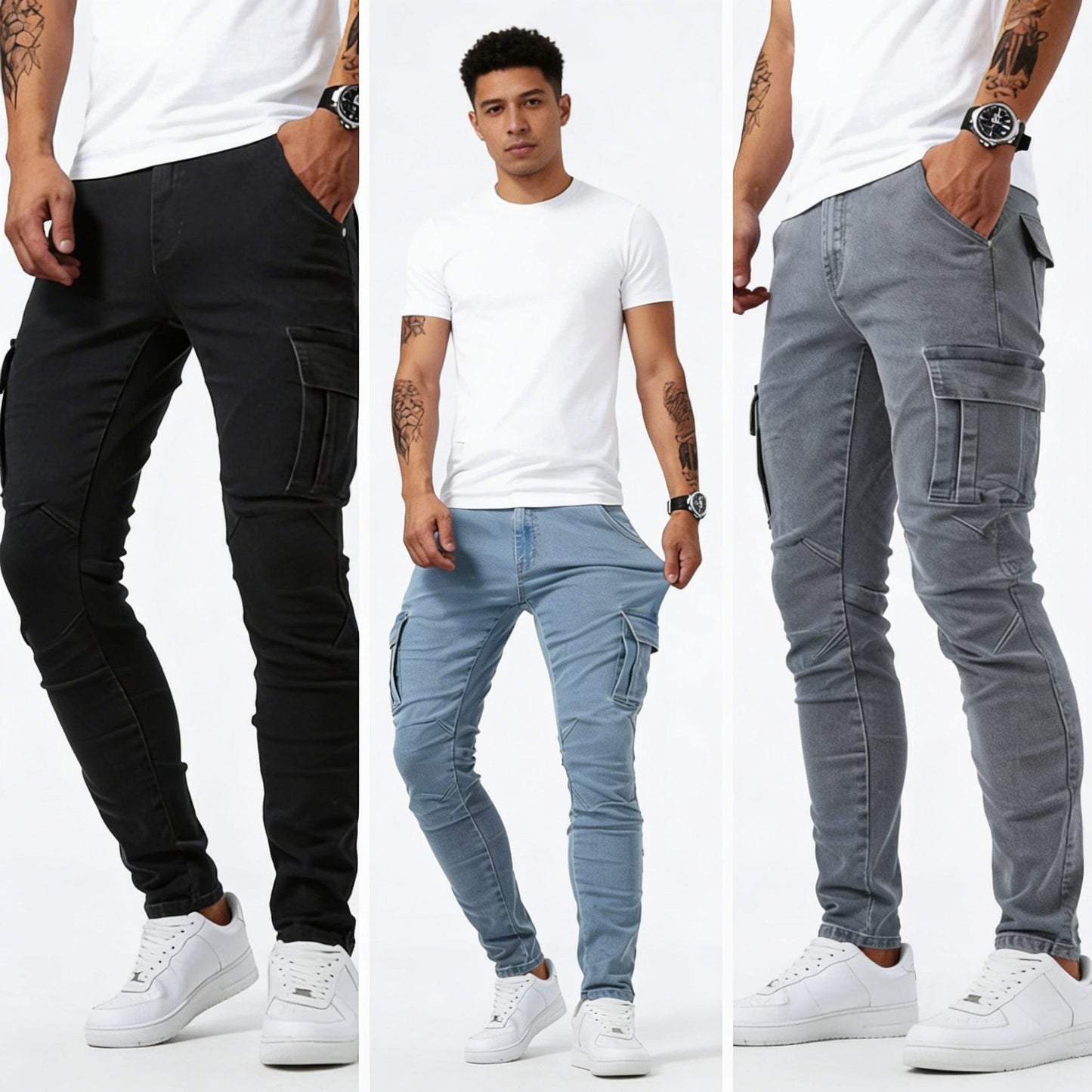 Brent |Cargo Jeans Modernos