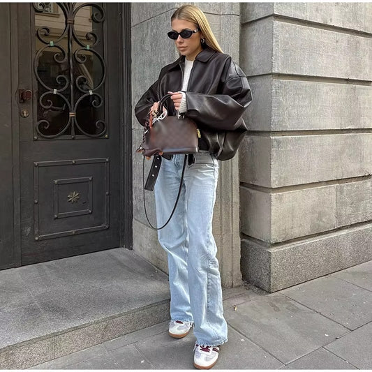 Carolina – Chaqueta Bomber Vintage