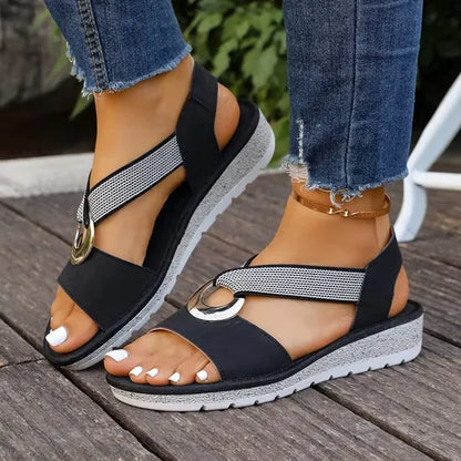 Zéphiriane | Sandalias elegantes con sujeción ajustada